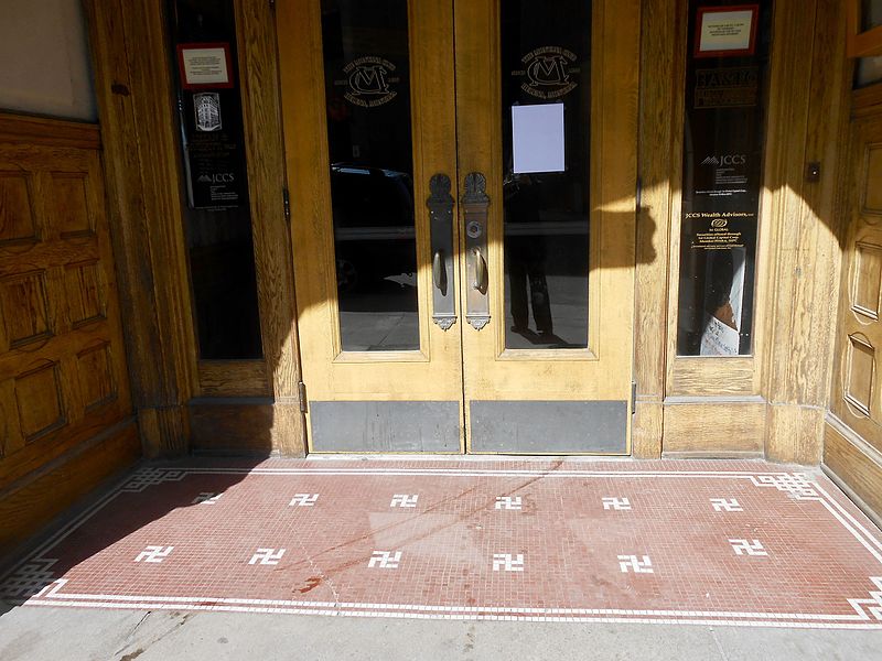 Swastikas at the Montana Club