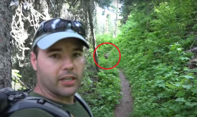 Trevor Rasmussen and Mountain Lion at Glacier National Park