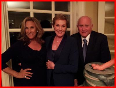 David Mirisch and wife with Julie Andrews